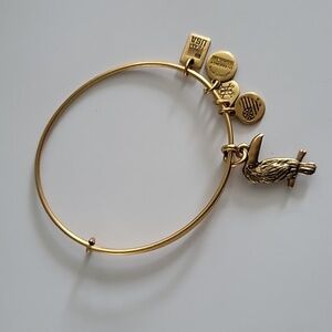 Gold-tone Toucan Alex & Ani Bracelet